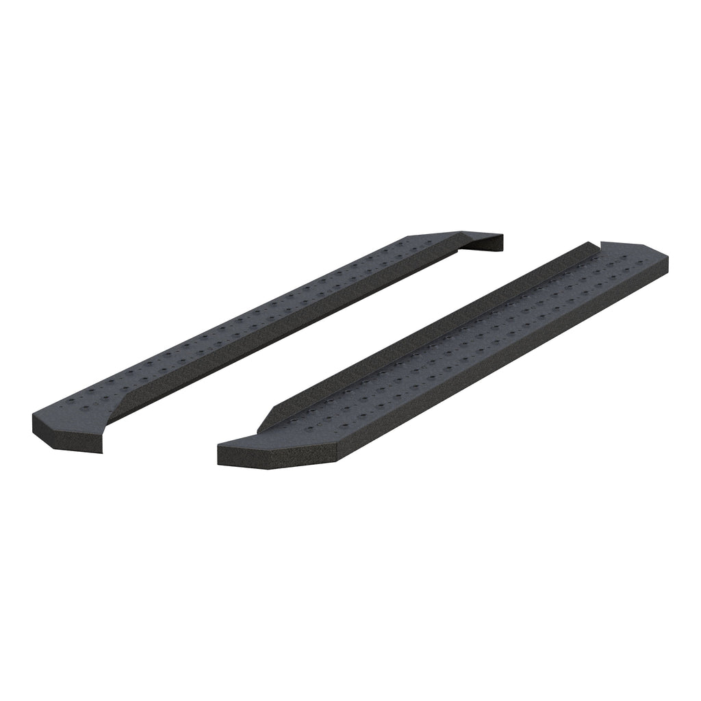 ARIES C2885 RidgeStep 6-1/2" x 85" Black Steel Running Boards (No Brackets) for Select Nissan TITAN