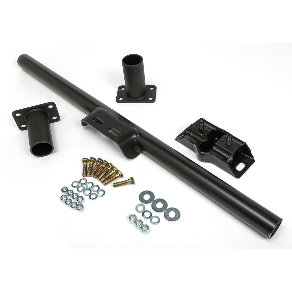 C4--C6-Transmission-Crossmember-Kit;-No-Drop;-Rubber-Pad