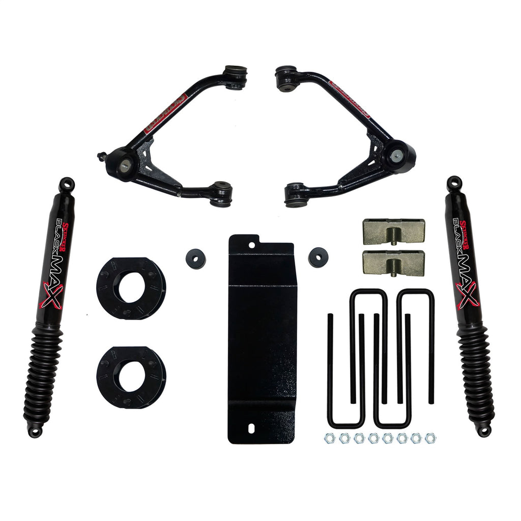 Skyjacker C7350PB Upper Control Arm Kit for Select Chevrolet Silverado 1500, GMC Sierra
