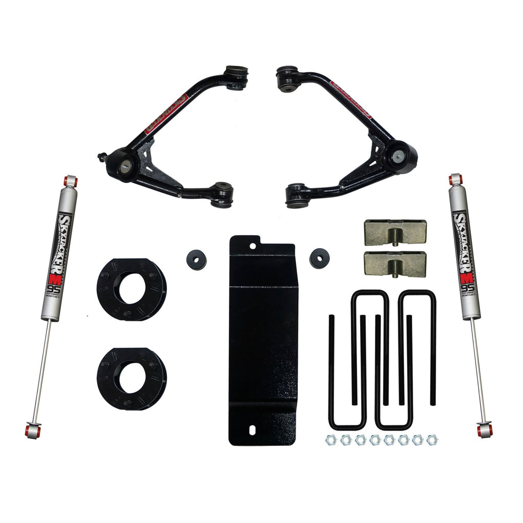 Skyjacker C7350PM Upper Control Arm Kit for Select Chevrolet Silverado 1500, GMC Sierra