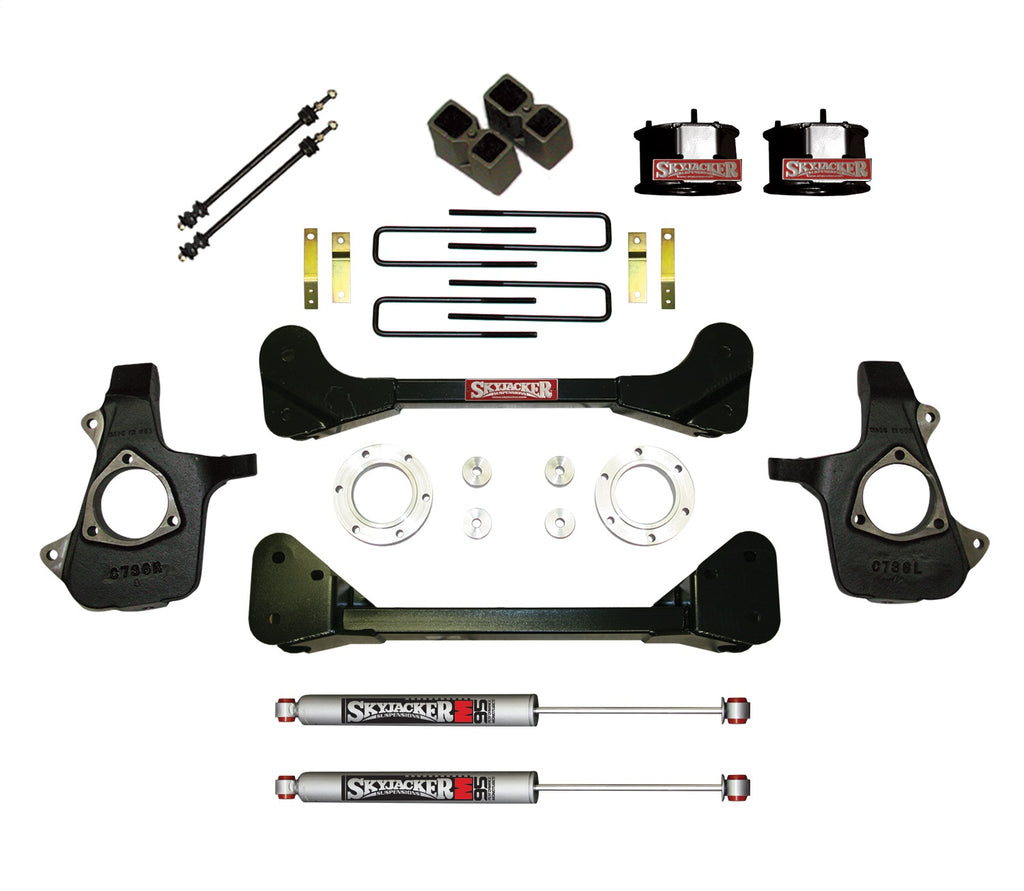 Skyjacker C7360PK-M 4IN. KT; 07-13 GM1500 SPCR; 4MON for Select Chevrolet Silverado 1500, GMC Sierra 1500, GMC Sierra Classic