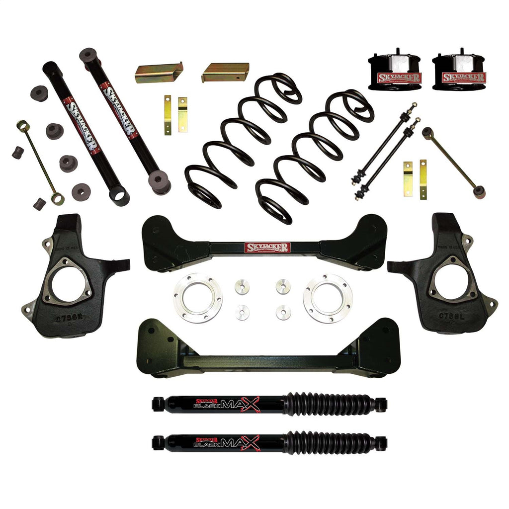 Skyjacker C7360SK-B Suspension Lift Kit w/Shocks for Select Chevrolet Avalanche, Chevrolet Suburban 1500, Chevrolet Tahoe, GMC Yukon XL