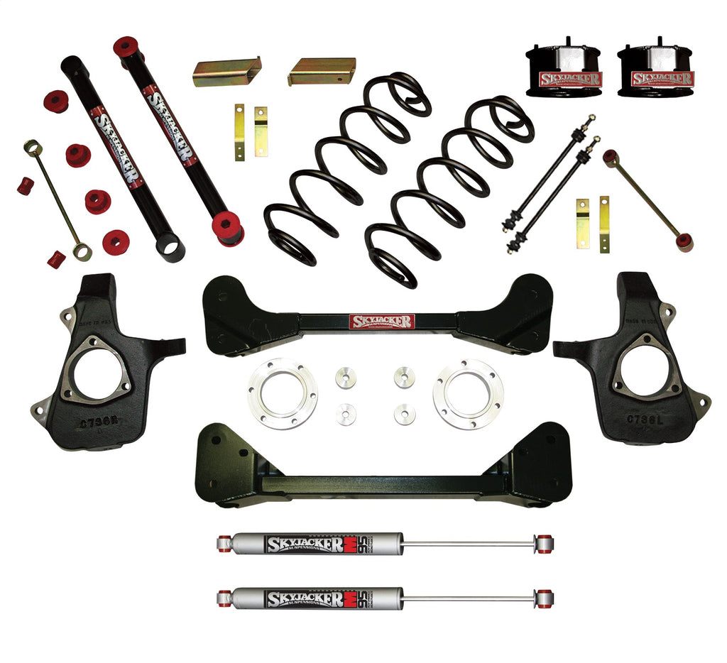 Skyjacker C7360SK-M 4IN. KT; 07-13 GM SUV; SPCR; 4MON for Select Chevrolet Avalanche, Chevrolet Suburban 1500, Chevrolet Tahoe, GMC Yukon XL