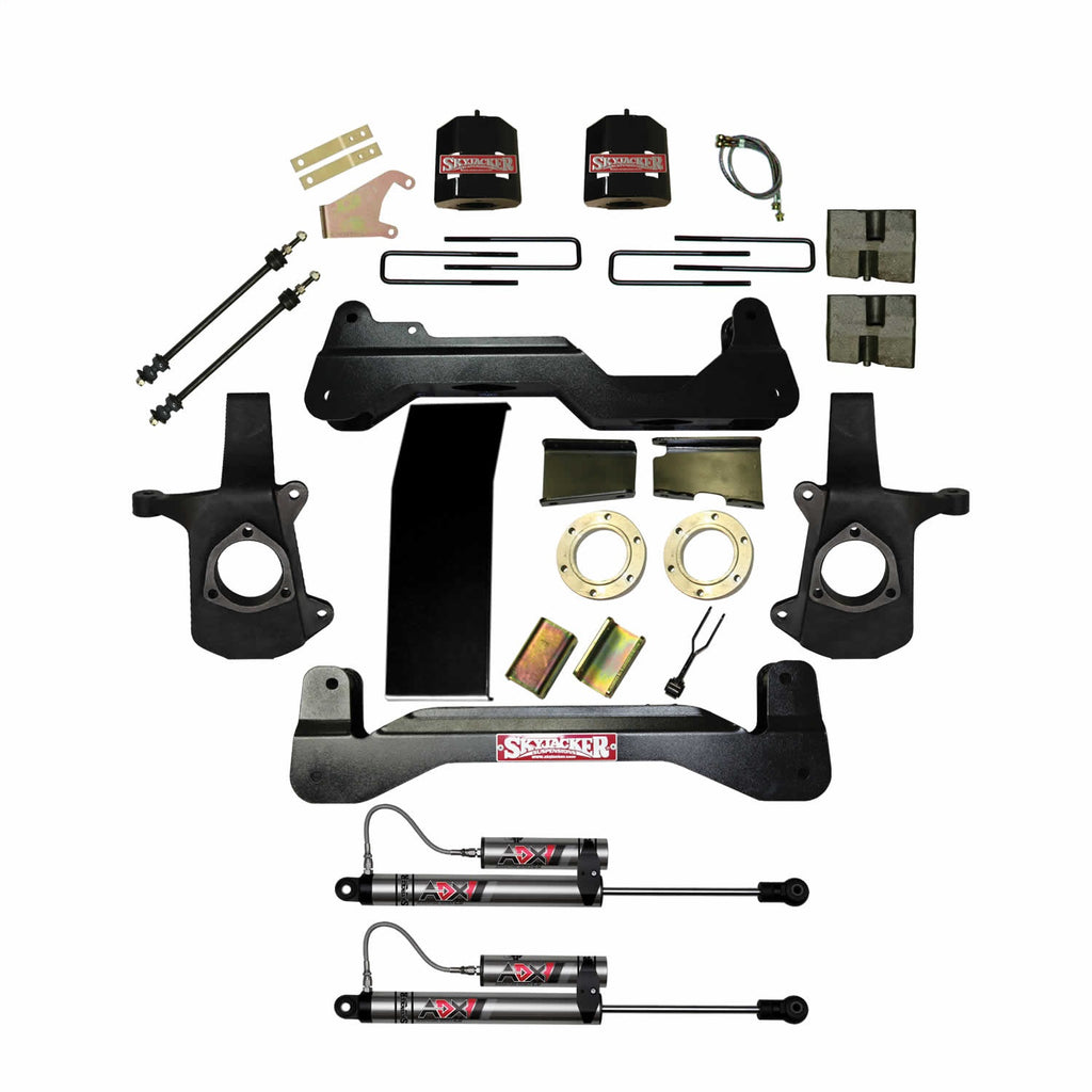 Skyjacker C7660PK-X 6 In. Suspension Lift Kit With ADX 2.0 Remote Reservoir Shocks. for Select Chevrolet Silverado 1500, GMC Sierra