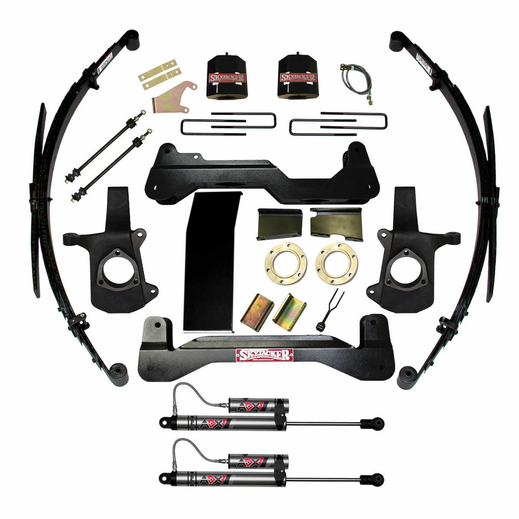 Skyjacker C7660PKS-X 6 In. Suspension Lift System With ADX 2.0 Remote Reservoir Shocks. for Select Chevrolet Silverado 1500, GMC Sierra