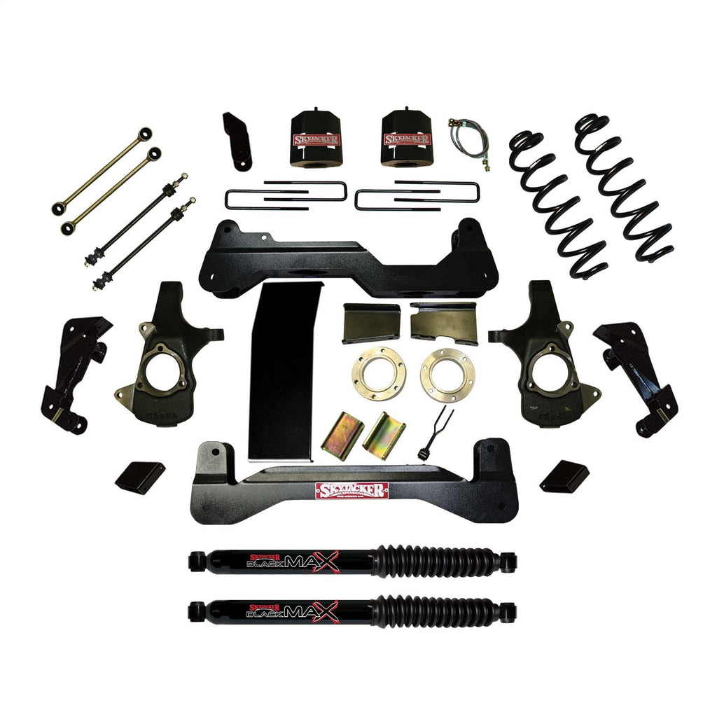 Skyjacker C7660SK-B Suspension Lift Kit w/Shocks for Select Chevrolet Avalanche, Chevrolet Suburban 1500, Chevrolet Tahoe, GMC Yukon, GMC Yukon XL