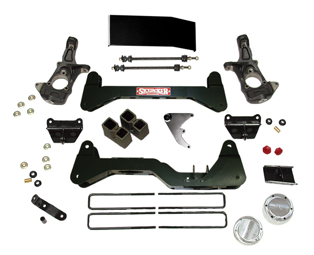 Skyjacker C9661K-NSP-B Suspension Lift Kit w/Shocks for Select Chevrolet Silverado 1500, GMC Sierra