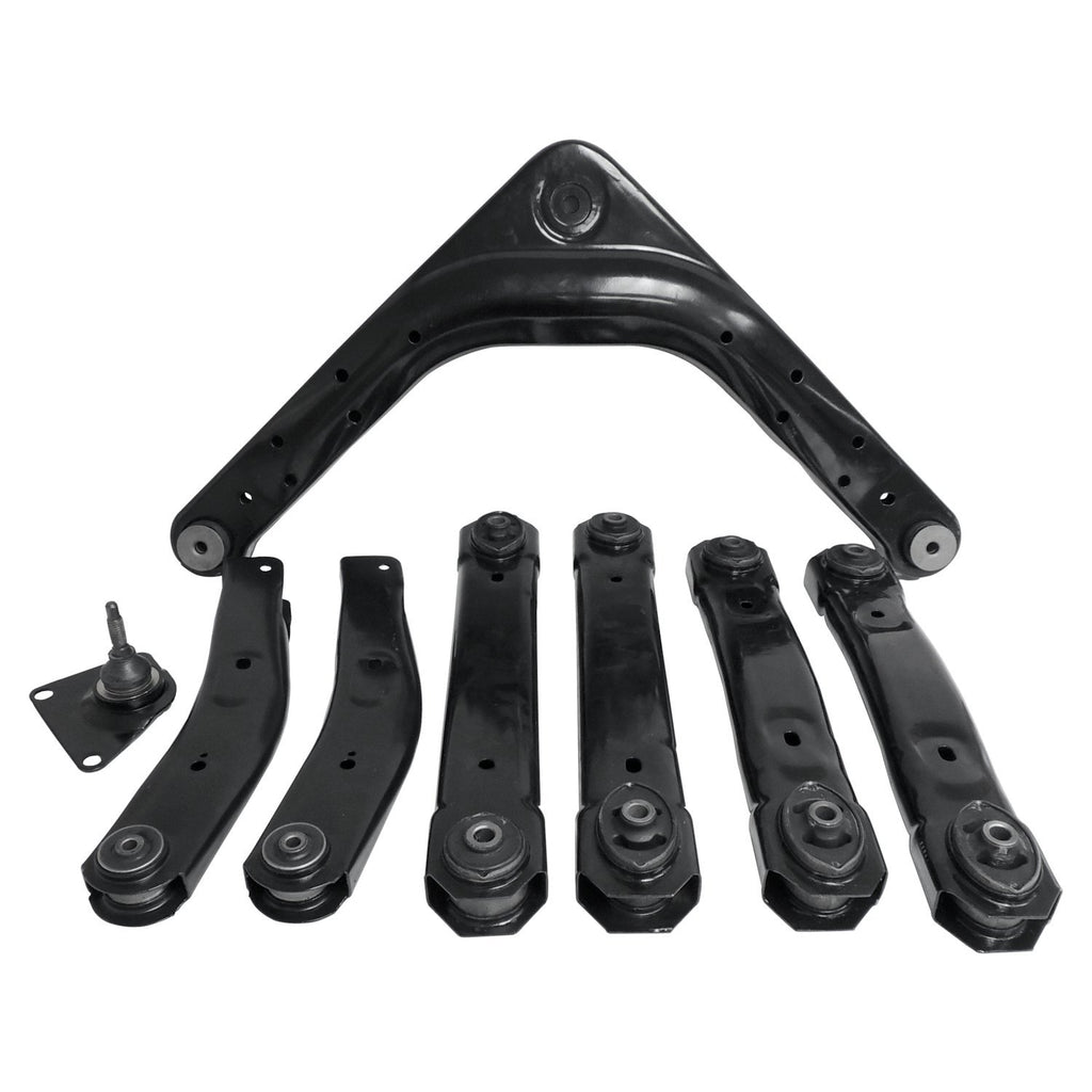 Crown Automotive Jeep Replacement CAK2 Front & Rear Control Arm Kit for 1999-2004 WJ, WG Grand Cherokee for Select Jeep Grand Cherokee