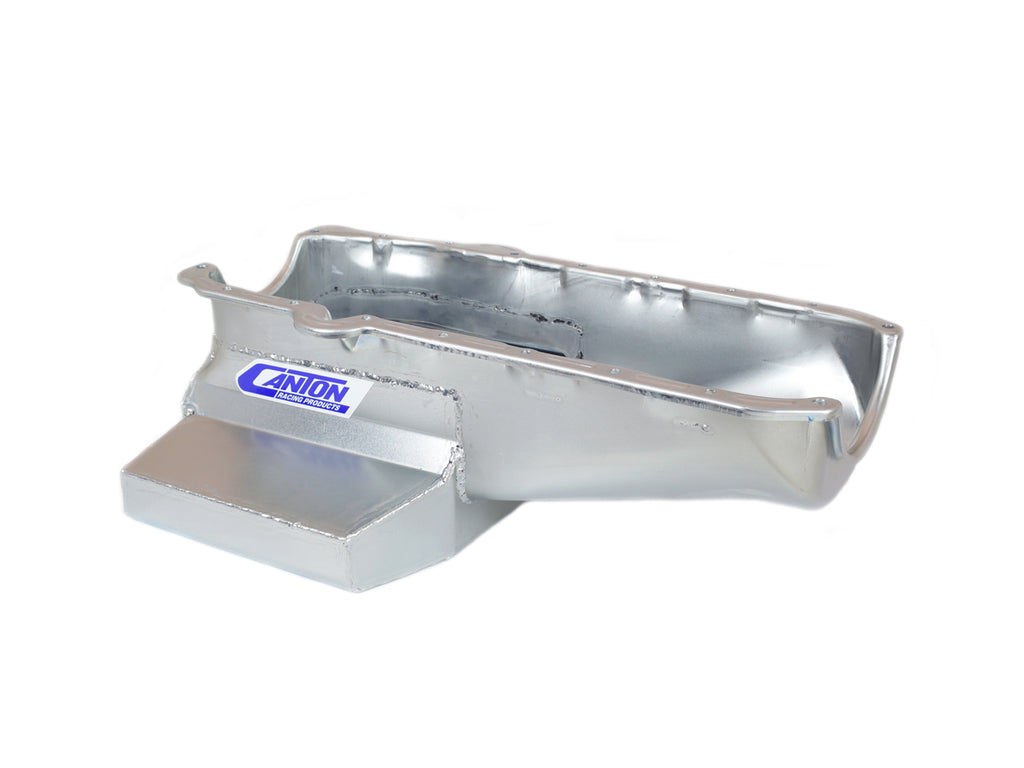CANTON 11-122M SBC 7in wet Sump Pan 80-85 w/RH Dipstick