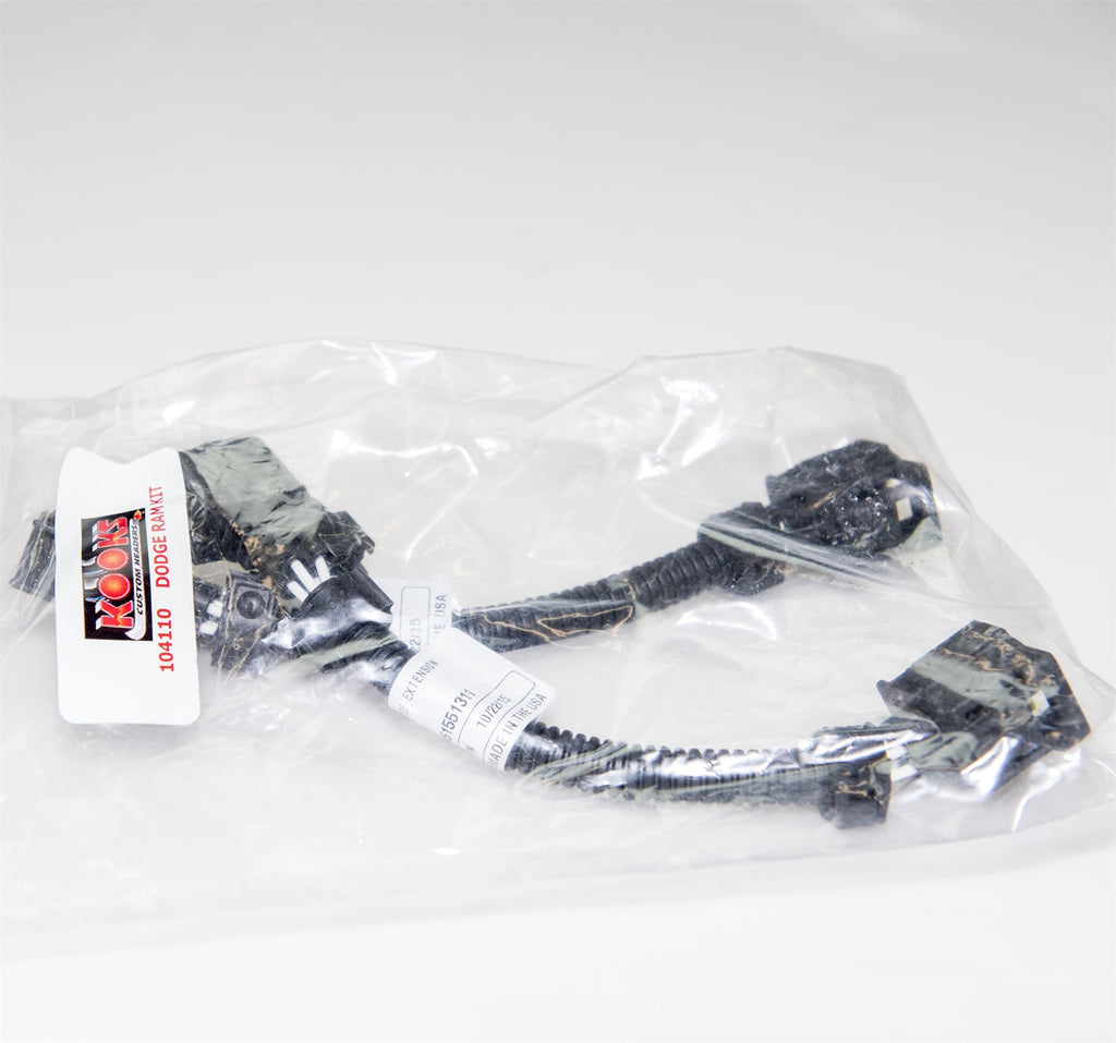 Kooks Custom Headers CAS-104110 O2 Extension Kit 2009+Ram 1500-5.7L HEMI 2) 6in. Extension Harness (4-pin) for Select Dodge Durango, Jeep Grand Cherokee