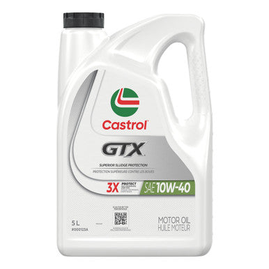 Castrol CAS000123A GTX 10W40 Engine Oil - 5L