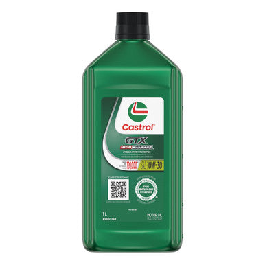 Castrol CAS0001738 GTX High Mileage 10W30 Semi Synthetic Engine Oil - 1L