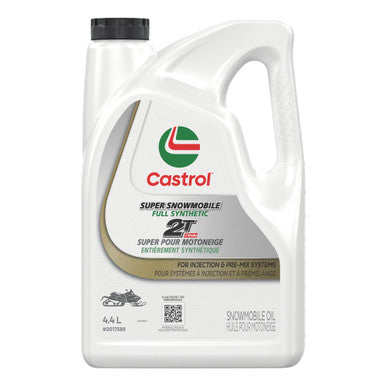 Castrol CAS0017589 Super Snowmobile 2 Stroke Full Synthetic Engine Oil - 4.4L