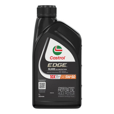 Castrol CAS0201038 Edge 5W50 Synthetic Engine Oil - 1L