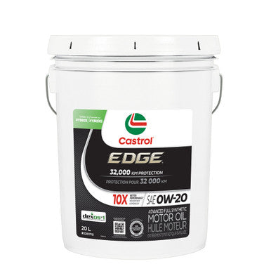 Castrol CAS0201710 Edge 0W20 Synthetic Engine Oil - 20L