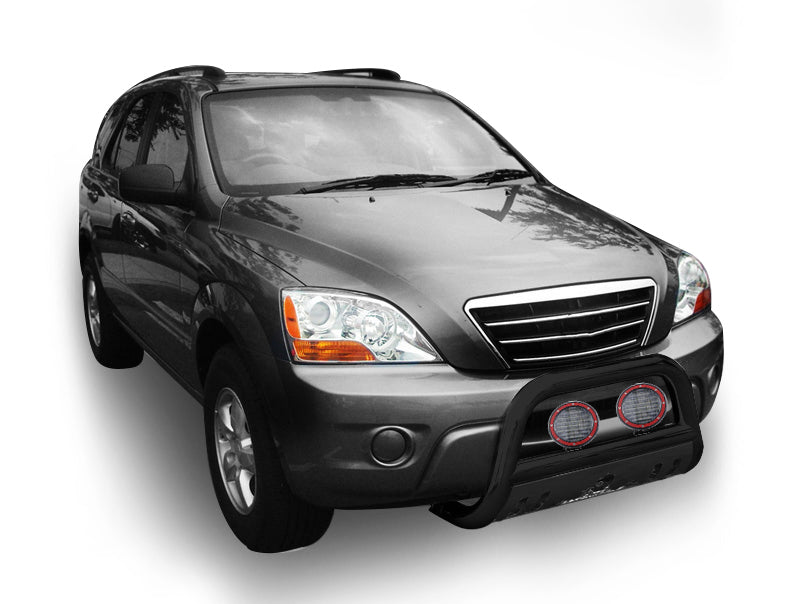 Black Horse Off Road CBB-KIB1601SP-PLFR Bull Bar Kit for Select Kia Sorento