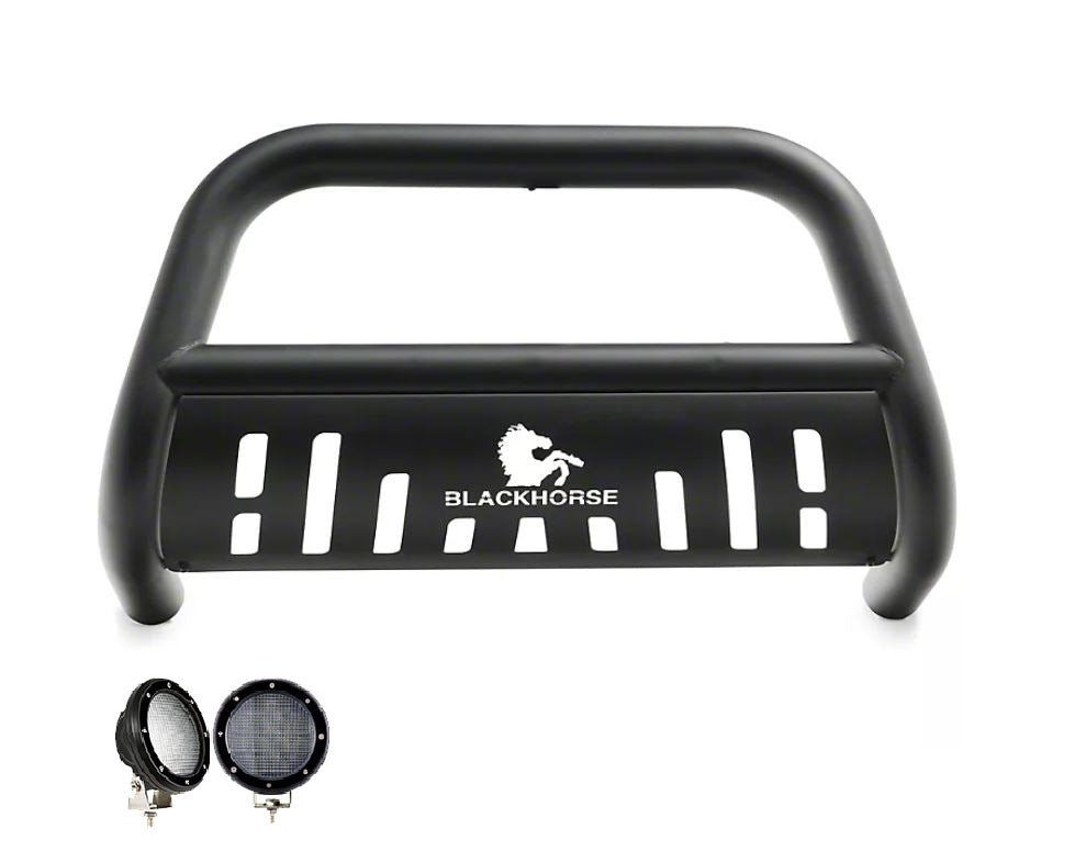 Black Horse Off Road CBB-TOD1109SP-PLFB Bull Bar Kit for Select Toyota Tacoma