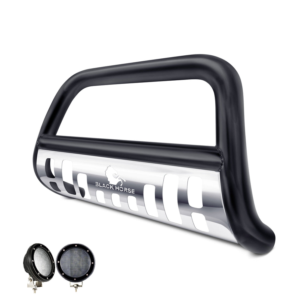 Black Horse Off Road CBBS-TOB4601SP-PLFB Bull Bar Kit for Select Toyota RAV4