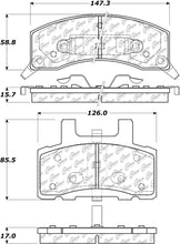 Load image into Gallery viewer, CENTRIC BRAKE PARTS 103.03700 C-TEK Ceramic Brake Pads with Shims