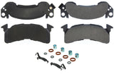 CENTRIC BRAKE PARTS 104.01530 Posi-Quiet Semi-Metallic Brake Pads with Hardwar