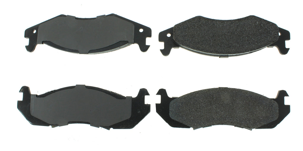 CENTRIC BRAKE PARTS 104.02030 Posi-Quiet Semi-Metallic Brake Pads with Hardwar