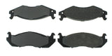 CENTRIC BRAKE PARTS 104.02030 Posi-Quiet Semi-Metallic Brake Pads with Hardwar