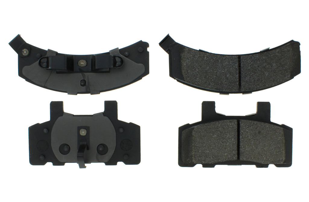 CENTRIC BRAKE PARTS 104.03680 Posi-Quiet Semi-Metallic Brake Pads with Hardwar
