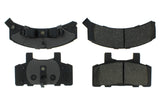CENTRIC BRAKE PARTS 104.03680 Posi-Quiet Semi-Metallic Brake Pads with Hardwar