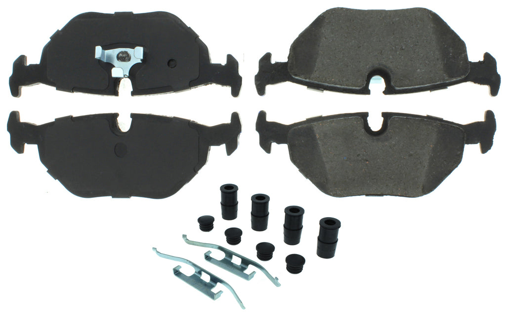 CENTRIC BRAKE PARTS 104.03960 Posi-Quiet Semi-Metallic Brake Pads with Hardwar