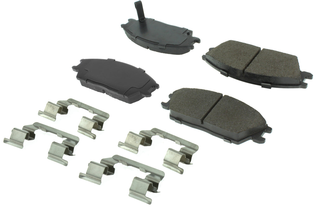 CENTRIC BRAKE PARTS 104.04400 Posi-Quiet Semi-Metallic Brake Pads with Hardwar