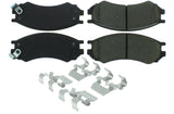 CENTRIC BRAKE PARTS 104.05070 Posi-Quiet Semi-Metallic Brake Pads with Hardwar