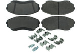 CENTRIC BRAKE PARTS 104.05510 Posi-Quiet Semi-Metallic Brake Pads with Hardwar