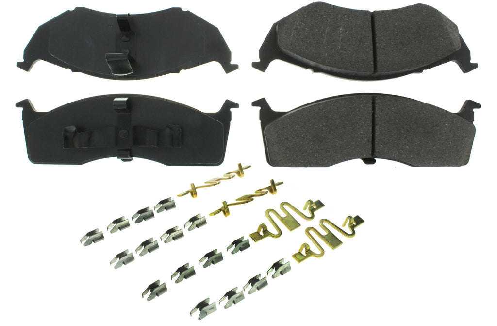 CENTRIC BRAKE PARTS 104.05910 Posi-Quiet Semi-Metallic Brake Pads with Hardwar