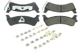 CENTRIC BRAKE PARTS 104.06660 Posi-Quiet Semi-Metallic Brake Pads with Hardwar