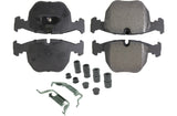 CENTRIC BRAKE PARTS 104.06810 Posi-Quiet Semi-Metallic Brake Pads with Hardwar