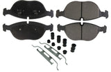 CENTRIC BRAKE PARTS 104.06820 Posi-Quiet Semi-Metallic Brake Pads with Hardwar