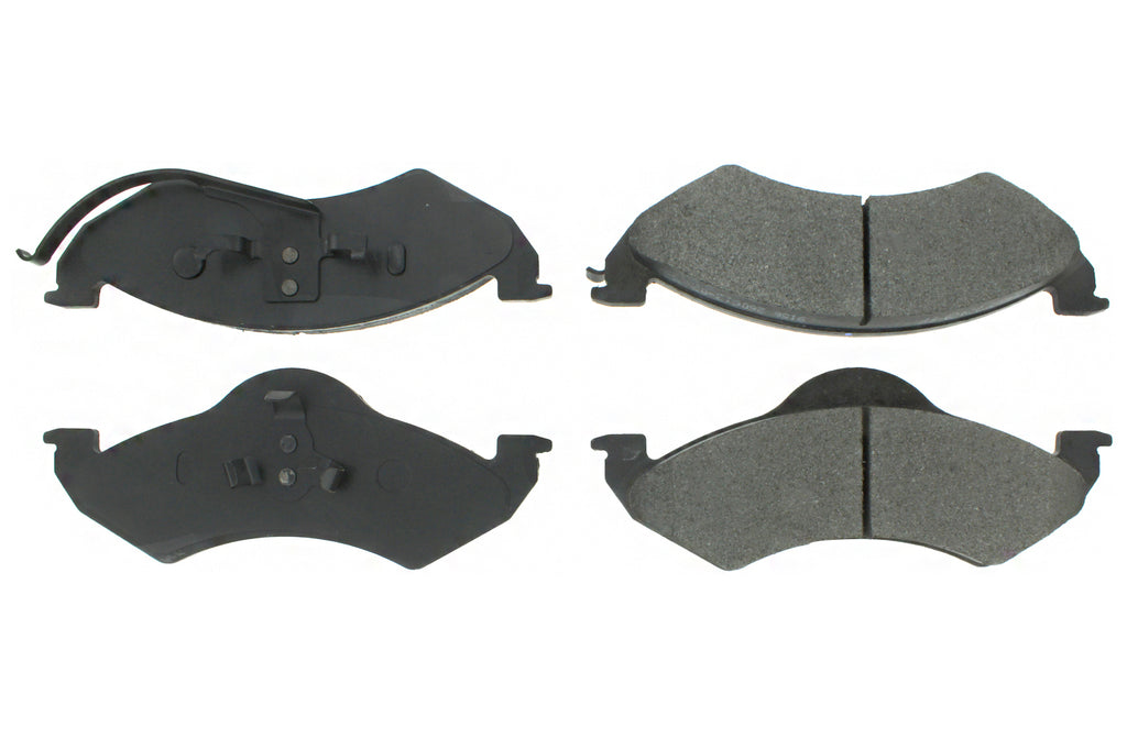 CENTRIC BRAKE PARTS 104.07460 Posi-Quiet Semi-Metallic Brake Pads with Hardwar