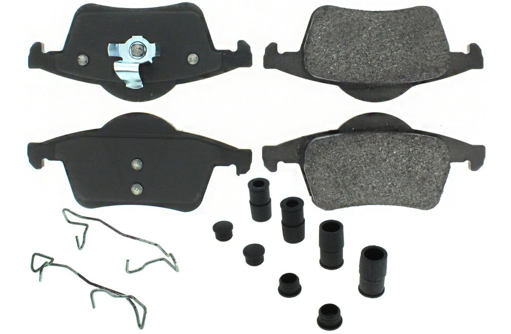 CENTRIC BRAKE PARTS 104.07950 Posi-Quiet Semi-Metallic Brake Pads with Hardwar