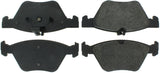 CENTRIC BRAKE PARTS 104.08531 Posi-Quiet Semi-Metallic Brake Pads with Hardwar