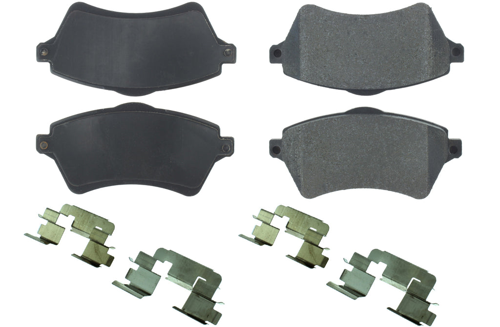 CENTRIC BRAKE PARTS 104.09260 Posi-Quiet Semi-Metallic Brake Pads with Hardwar