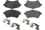 CENTRIC BRAKE PARTS 104.09260 Posi-Quiet Semi-Metallic Brake Pads with Hardwar