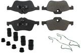 CENTRIC BRAKE PARTS 104.09390 Posi-Quiet Semi-Metallic Brake Pads with Hardwar
