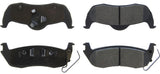 CENTRIC BRAKE PARTS 104.10870 Posi-Quiet Semi-Metallic Brake Pads with Hardwar