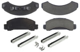 CENTRIC BRAKE PARTS 105.03870 Posi-Quiet Ceramic Brake Pads with Shims and Har