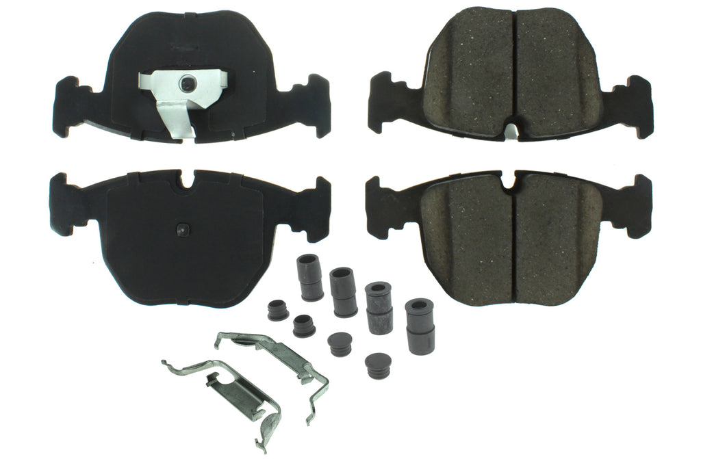 CENTRIC BRAKE PARTS 105.06810 Posi-Quiet Ceramic Brake Pads with Shims and Har