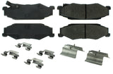 CENTRIC BRAKE PARTS 105.07320 Posi-Quiet Ceramic Brake Pads with Shims and Har