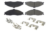 CENTRIC BRAKE PARTS 105.07490 Posi-Quiet Ceramic Brake Pads with Shims and Har
