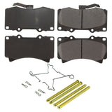 CENTRIC BRAKE PARTS 105.11190 Posi-Quiet Ceramic Brake Pads with Shims and Har
