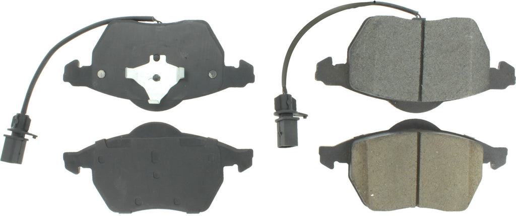 CENTRIC BRAKE PARTS 106.08400 Posi-Quiet Extended Wear Brake Pads with Shims a