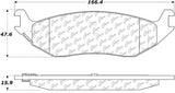 CENTRIC BRAKE PARTS 306.08980 Fleet Performance Brake Pads with Hardware